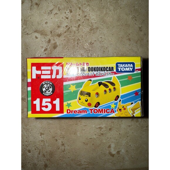 Takara Tomy Pokemon Dream Tomica No.151 PokeDoko Dokoikocar Pikachu JAPAN - Picture 4 of 5